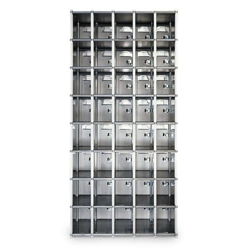 CAD Drawings American Postal Manufacturing Co. 36-Door Rear-Loading Private Horizontal Mailbox
